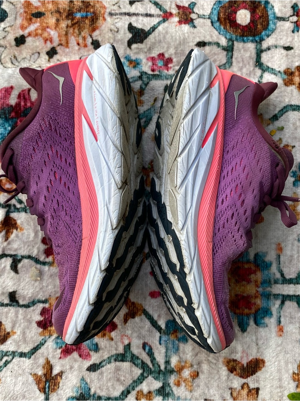 HOKA Women's Running Shoe - Pink/Purple sz7 - Picture 6 of 8